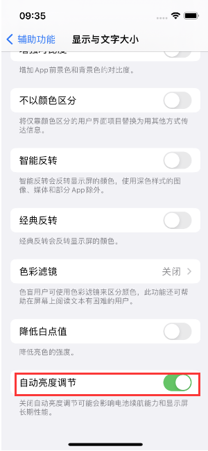 南丰镇苹果15维修店分享iPhone 15 Pro系列屏幕亮度 