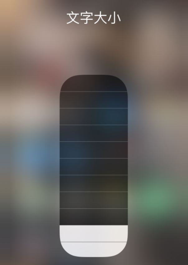 南丰镇苹果手机维修分享小技巧：在 iPhone 控制中心快速调节字体大小 
